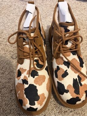 UGG Men's Cow-Print Boots